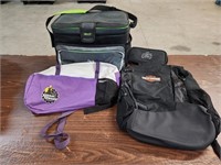 Backpacks, Cooler- Harley Davidson, Planet Fitness