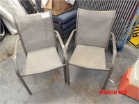 2 OUTSIDE CHAIRS