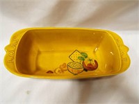 USA Pottery Ceramic Meat Loaf Dish