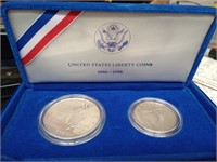 2 silver liberty coins