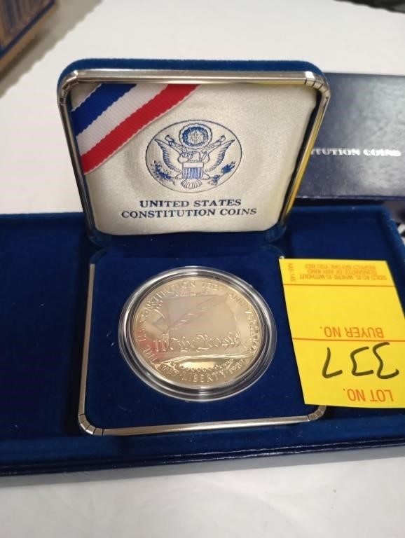 Silver Constitution coin 200th anniversary