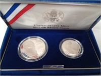 1993 Bill of Rights coins proofs silver