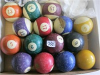 Vintage Billiard Balls