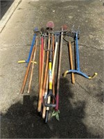 Assorted yard tools