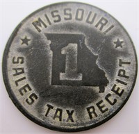 1 Cent Missouri Sales Tax Receipt Token