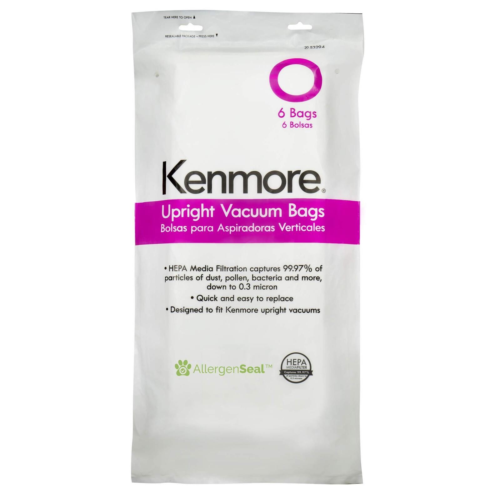 Kenmore 53294 Style O HEPA Cloth Vacuum Bags for K