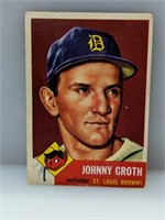 1953 Topps #36 Johnny Groth St. Louis Browns