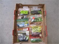 Box of Assorted Rubber Fishing Worms