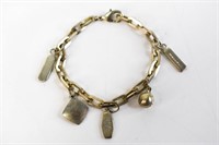 Sterling Silver Tiffany & Co. Charm Bracelet