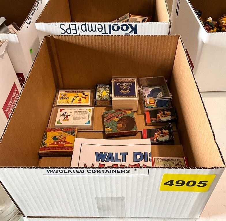 Assorted Baseball Cards, Films, Simpson Cards