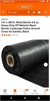 Weed barrier fabric