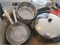 Lot: Stainless Steel Cookware