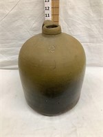 Early 2 Gal. Stoneware Beehive Jug, Stamped 2,