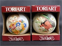 Two Toriart Ornaments by Ferrandiz