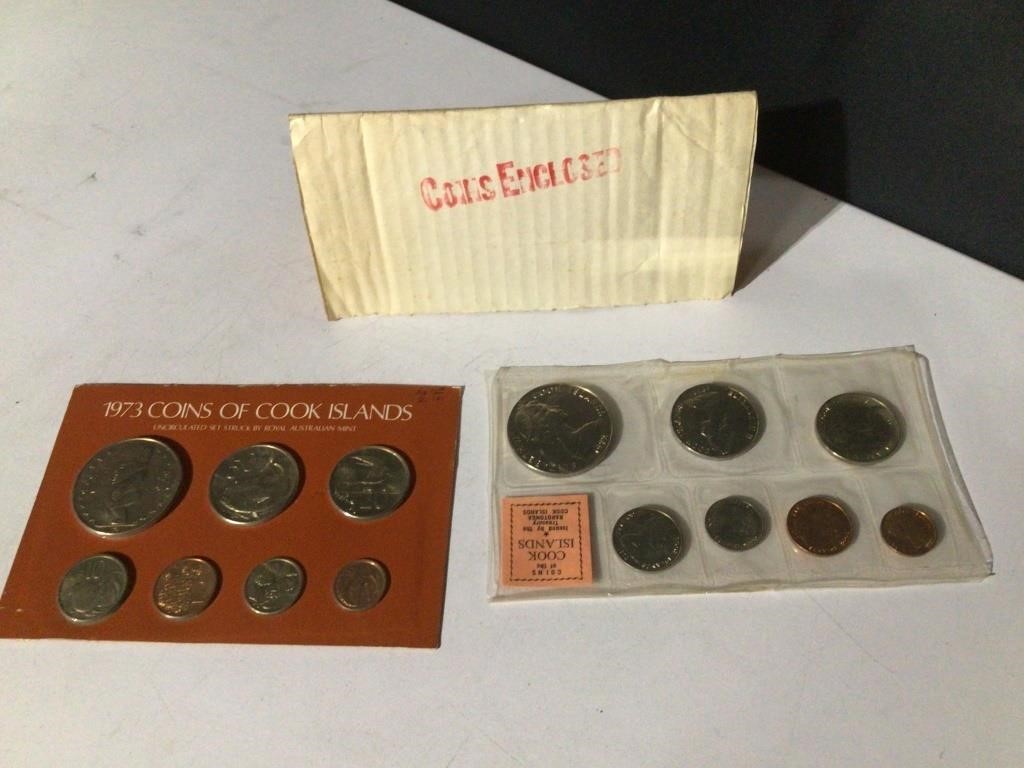 1972-73 Cook Island Proof Coin Sets