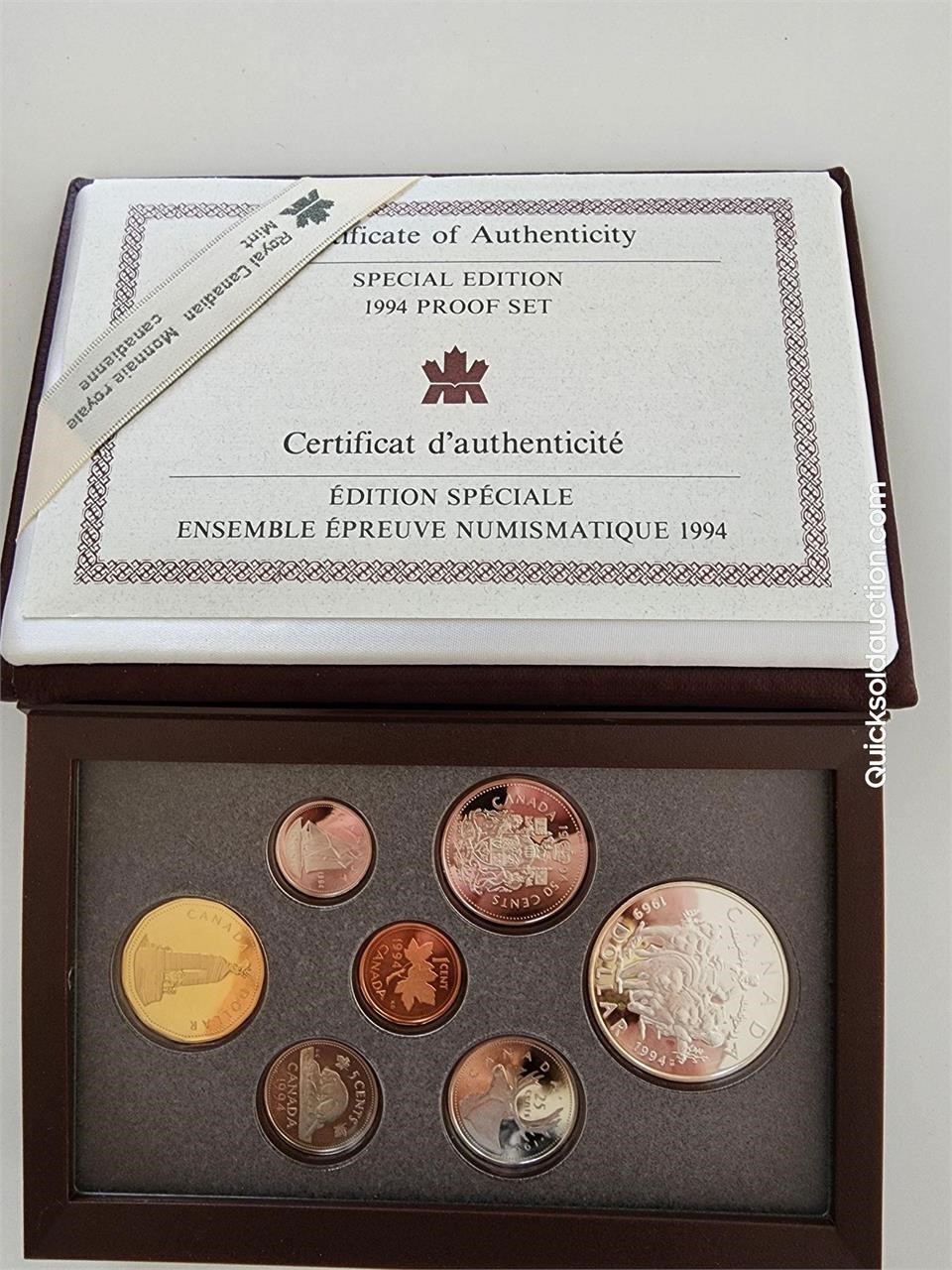 Special Edition 1994 Proof Set RCM