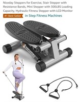 NEW Mini Stair Stepper w/ Resistance Bands