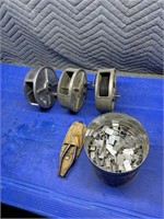 Three wire tie reels one comes with wire,