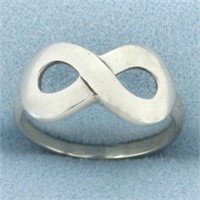 Infinity Design Ring in Sterling Silver