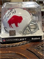 Joe Delamielleure Signed Autographed Mini Helmet