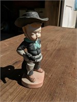 Child Gunslinger figurine made in Japan.