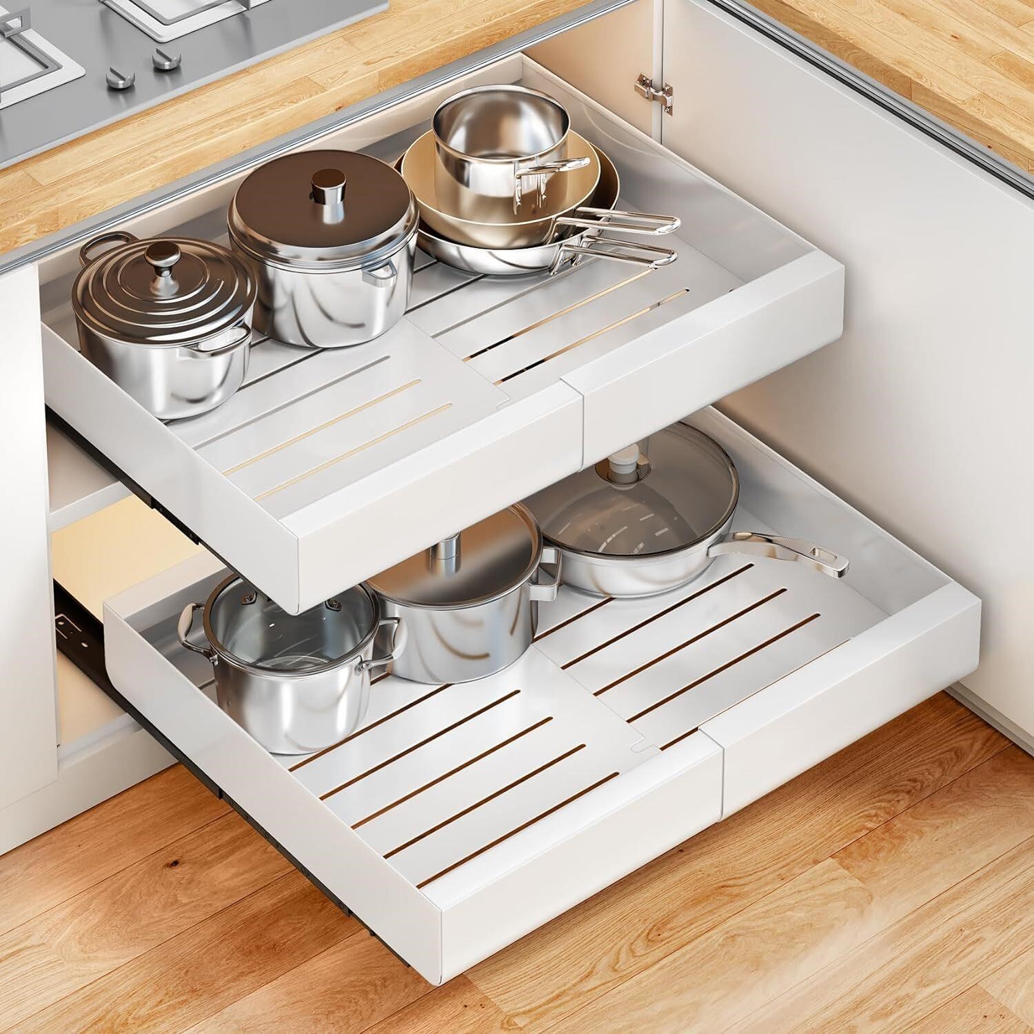 Pull out Cabinet Organizer Expandable(11.7-19.7)