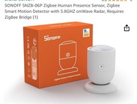 SONOFF SNZB-06P Zigbee Human Presence Sensor
