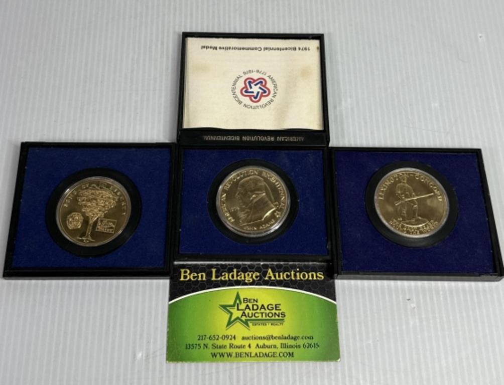 3 Bicentennial Medals