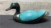 Blue Mountain Pottery Duck 10.5" Long