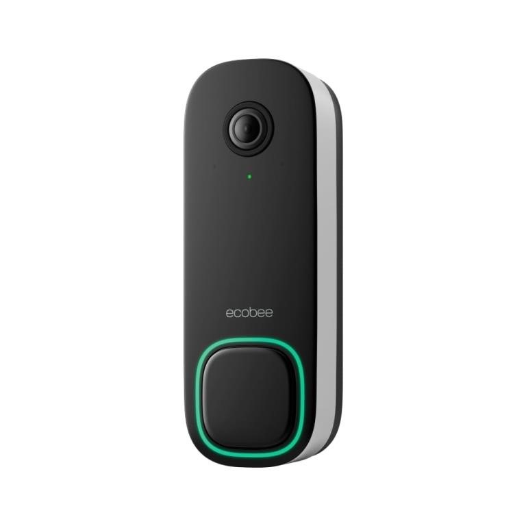 (N) New! ecobee Smart Video Doorbell Camera (Wired