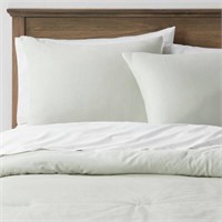 $69  Cotton Sateen Comforter & Sham Set - Threshol
