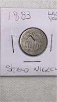 1883 Shield nickel
