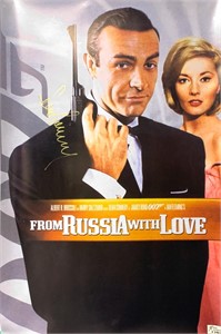 Autograph 007 From Russia With Love Poster
