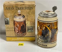 Vtg Asian Tiger Stein NIB Anheuser Busch ‘89