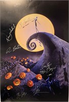 Autograph Nightmare Before Christmas Poster