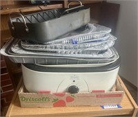 Electric Roaster, Roasting pan, Disposable pans