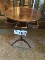 SMALL ANTIQUE SMOKING TABLE