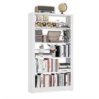 RpAosd Metal Bookshelf, 69" Heavy Duty Bookcase wi