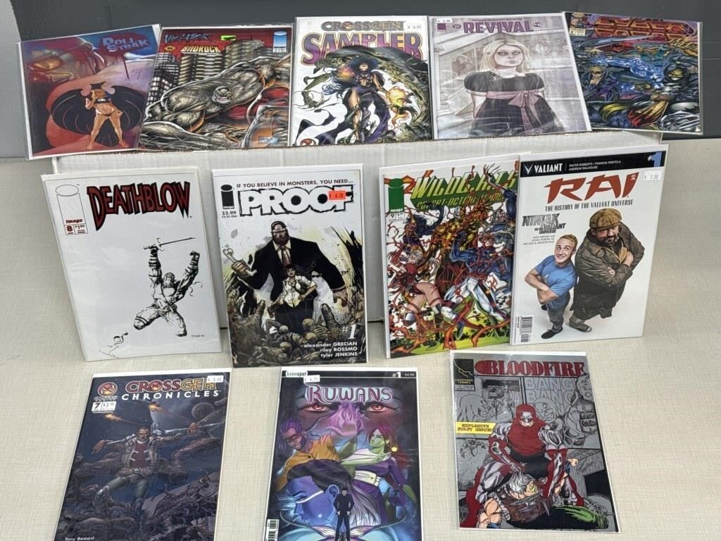 Box Full of Various Comics