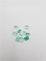 3.75 ctw emerald gemstones