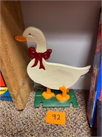 Vintage Cast Iron Duck Doorstop