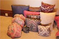 12 Floral & Other Throw Pillows
