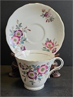Colclough China Pink and Purple Flowers