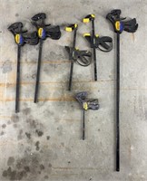 Assorted Quick-Grip Bar Clamps