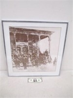 Framed Black & White Wells Fargo & Co. Old