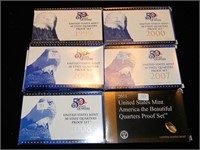 1999, 00, 04, 06, 07, 08, 11 State Qtrs. Proof