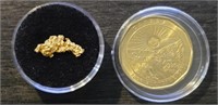 Gold Nugget & Klondike Coin #5