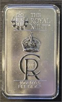 10-Ounce Silver Bar: The Royal Mint