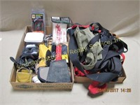 2 flats misc gun items: Gun sock, soft case,