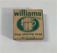 Vintage Williams Menthol Mug Shaving Soap In